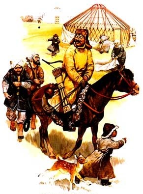 Монгольский лагерь.